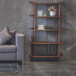 Gres porcellanato Amani Light Grey cm 60 x 120.Ambientazione 3