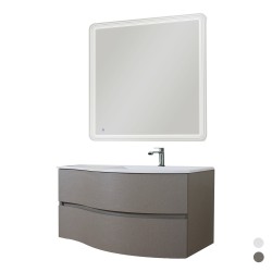 Mobile arredo bagno asimmetrico onda |Outlet della Mattonella