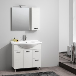 Mobile arredo bagno con piedini Nicole |Outlet della Mattonella