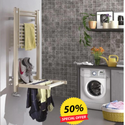 Termoarredo design Stendy di Deltacalor cm 89x52