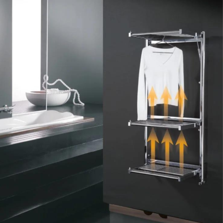 Termoarredo design Stendy di Deltacalor cm 89x52