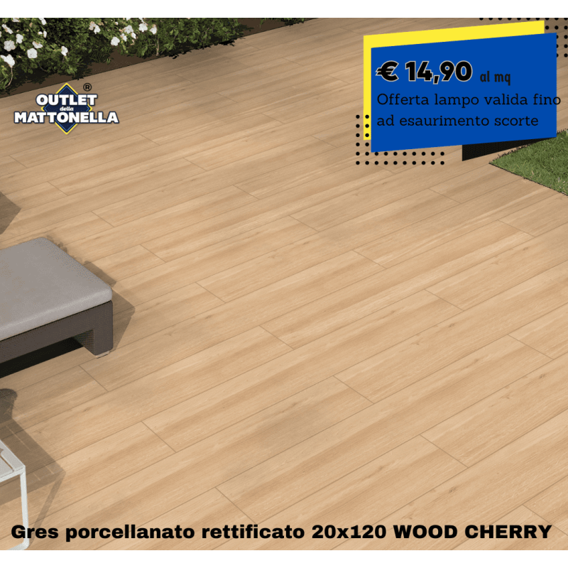 Gres porcellanato effetto legno naturale | Outlet della Mattonella