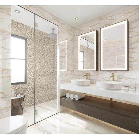 Rivestimento effetto marmo con effetto onda 3D|Outlet della Mattonella