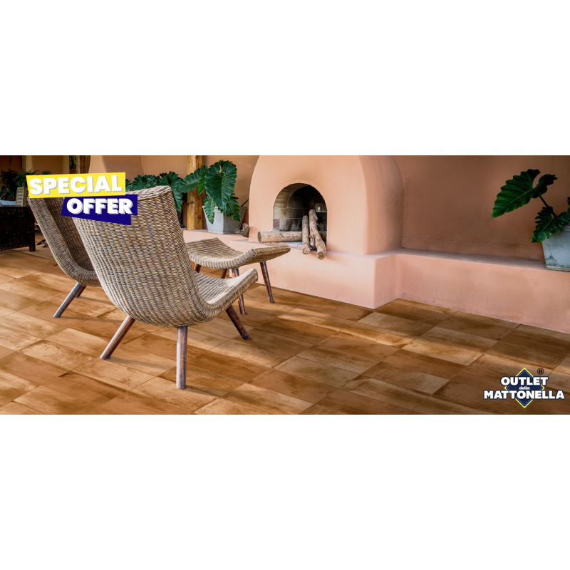 Gres porcellanato effetto cotto 15x30 |Outlet della Mattonella Salerno