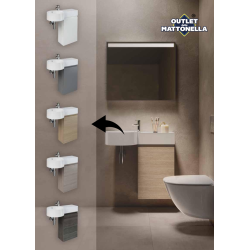 Rak Petit mobile sospeso con lavabo design |Outlet della Mattonella