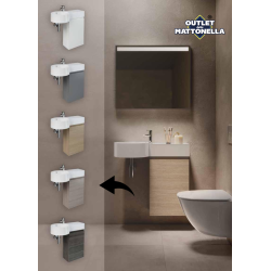 Rak Petit mobile sospeso con lavabo design |Outlet della Mattonella