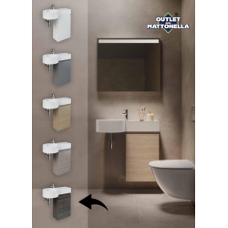Rak Petit mobile sospeso con lavabo design |Outlet della Mattonella