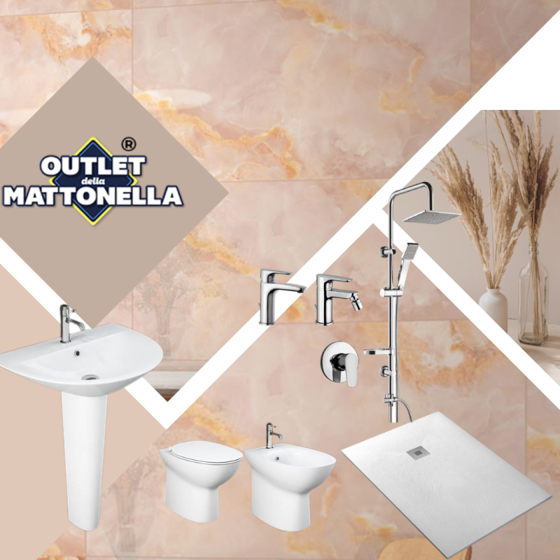 Bagno completo edizione Marmo Rosa € 1499