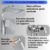 Colonna doccia multifunzione Ember