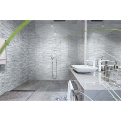 Gres porcellanato effetto muretto earthstone grey 15x60 cm