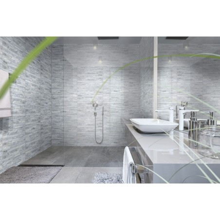 Gres porcellanato effetto muretto earthstone grey 15x60 cm