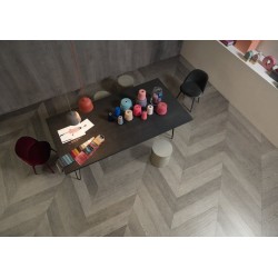 Wzon gres porcellanato effetto legno spina taglio chevron