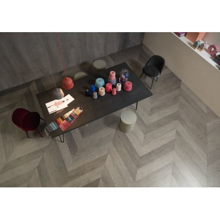 Wzon gres porcellanato effetto legno spina taglio chevron