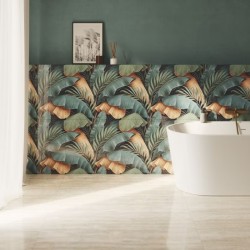 Lastra gres porcellanato decorato Botanical 120x240