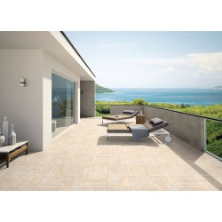 Gres porcellanato da esterno Tavella naturale 15x30 cm