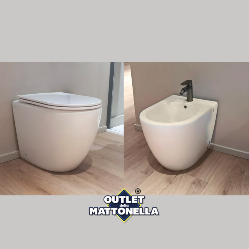 Set sanitari Filomuro People wc+bidet+copriwc