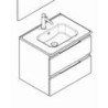 Bathwood | Mobile bagno moderno frontale cannettato e liscio