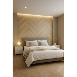 Gres Porcellanato Effetto legno Chevron Rovere 60x120 cm